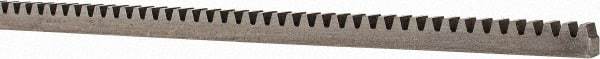 Boston Gear - 1/4" Face Width, 4 Feet Long, 1/4" Thick Steel Gear Rack - 24 Pitch - Benchmark Tooling