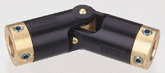 Value Collection - 3/8" Inside x 0.69" Outside Diam, Plastic Universal Joints with Brass Insert - 2.66" Long - Benchmark Tooling