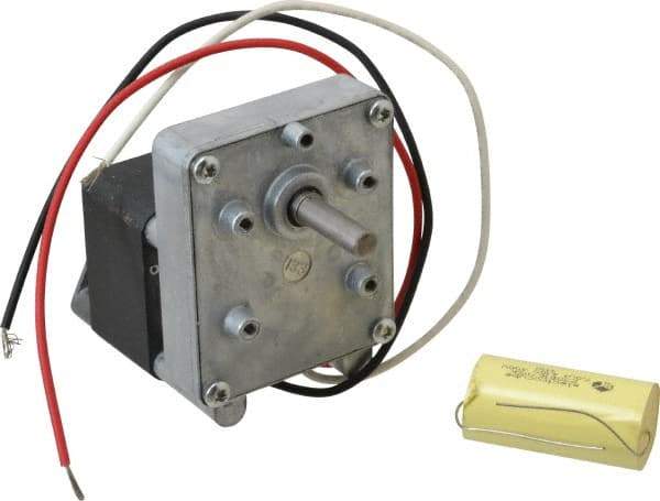 Made in USA - 115 Volt, 25 RPM, 136:1 Gear Ratio, CM Reversible Gearmotor - 30 Torque - Benchmark Tooling