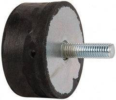 Tech Products - 360 Lb Capacity, 1/2-13 Plate/Stud Vibration Isolator - 3-1/8" Diam, 1-1/2" High - Benchmark Tooling