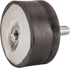 Tech Products - 540 Lb Capacity, 1/2-13 Plate/Stud Vibration Isolator - 3-1/8" Diam, 1-1/2" High - Benchmark Tooling