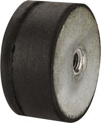 Tech Products - 660 Lb Capacity, 1/2-13 Plate/Plate Vibration Isolator - 3-1/8" Diam, 1-1/2" High - Benchmark Tooling