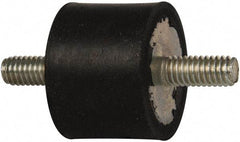 Tech Products - 96 Lb Capacity, 5/16-18 Stud/Stud Vibration Isolator - 1-3/8" Diam, 1" High - Benchmark Tooling