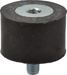 Tech Products - 185 Lb Capacity, 5/16-18 Plate/Stud Vibration Isolator - 1-1/2" Diam, 1" High - Benchmark Tooling