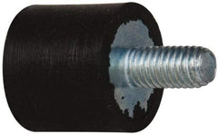 Tech Products - 16 Lb Capacity, 10-32 Plate/Stud Vibration Isolator - 9/16" Diam, 1/2" High - Benchmark Tooling