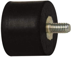 Tech Products - 55 Lb Capacity, 10-32 Plate/Stud Vibration Isolator - 1" Diam, 3/4" High - Benchmark Tooling