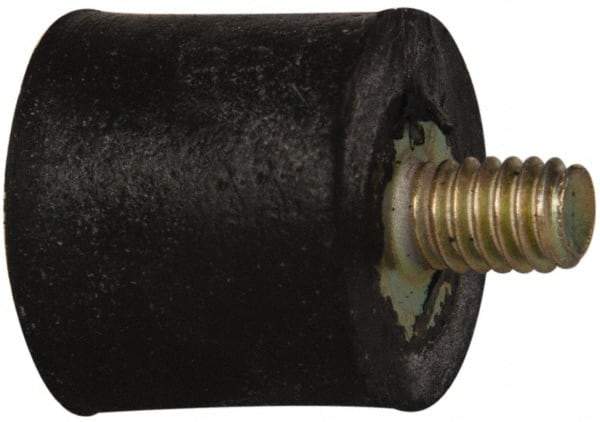 Tech Products - 14 Lb Capacity, 8-32 Plate/Stud Vibration Isolator - 9/16" Diam, 1/2" High - Benchmark Tooling