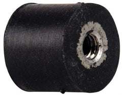 Tech Products - 9.5 Lb Capacity, 8-32 Plate/Plate Vibration Isolator - 9/16" Diam, 1/2" High - Benchmark Tooling