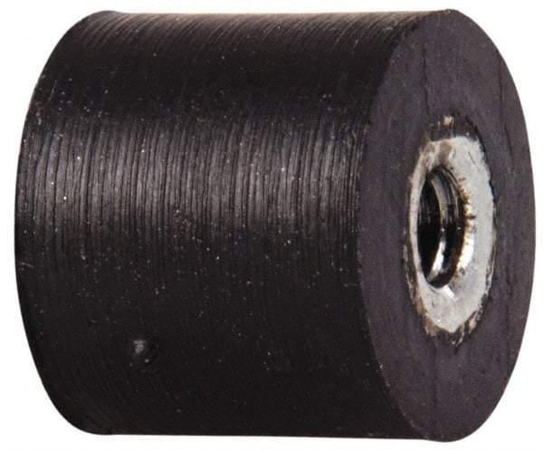 Tech Products - 18 Lb Capacity, 8-32 Plate/Plate Vibration Isolator - 9/16" Diam, 1/2" High - Benchmark Tooling