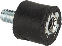 Tech Products - 4 Lb Capacity, 6-32 Plate/Stud Vibration Isolator - 3/8" Diam, 5/16" High - Benchmark Tooling