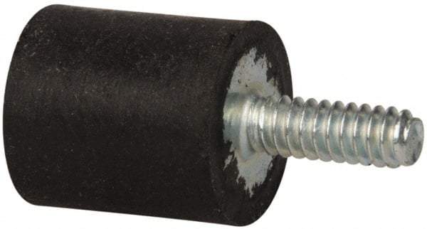 Tech Products - 6 Lb Capacity, 6-32 Plate/Stud Vibration Isolator - 7/16" Diam, 1/2" High - Benchmark Tooling