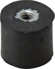 Tech Products - 18 Lb Capacity, 6-32 Plate/Plate Vibration Isolator - 9/16" Diam, 1/2" High - Benchmark Tooling