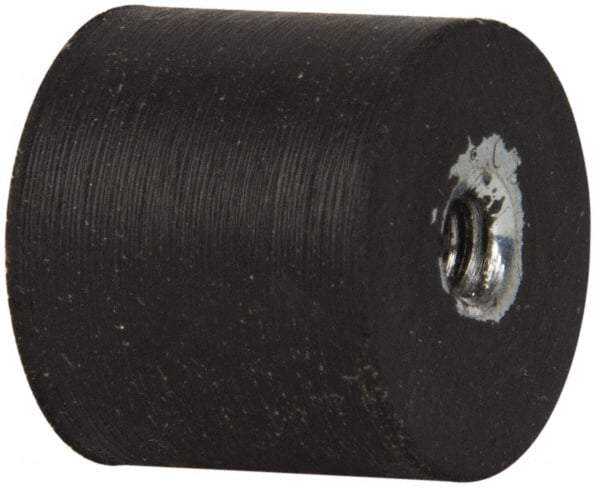 Tech Products - 26 Lb Capacity, 6-32 Plate/Plate Vibration Isolator - 9/16" Diam, 1/2" High - Benchmark Tooling