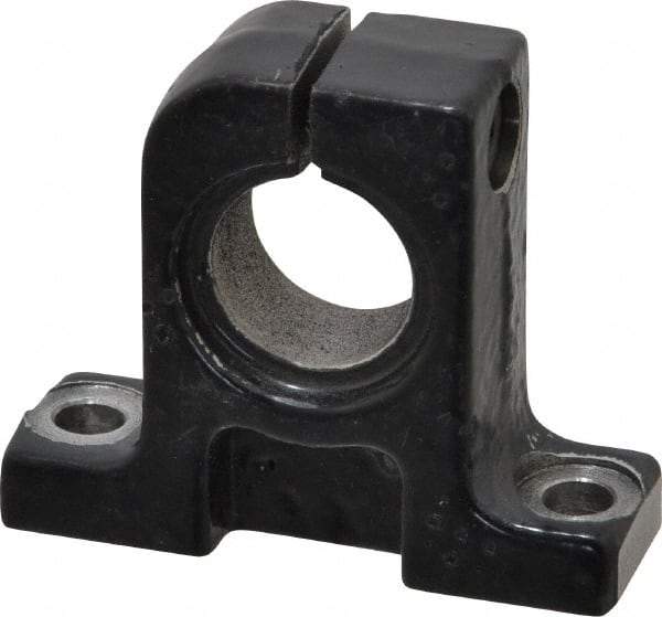 Thomson Industries - 16mm Diam, Malleable Iron Alloy Shaft Support - Plain Shafting - Benchmark Tooling