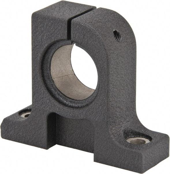 Thomson Industries - 20mm Diam, Malleable Iron Alloy Shaft Support - Plain Shafting - Benchmark Tooling