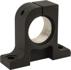 Thomson Industries - 40mm Diam, Malleable Iron Alloy Shaft Support - Plain Shafting - Benchmark Tooling