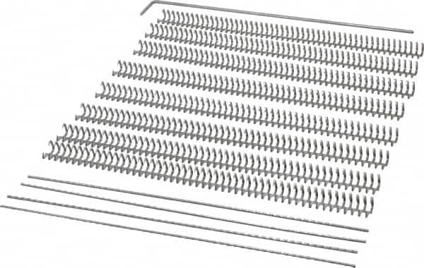 Value Collection - Conveyor Belt Lacing - 12" OAL x 12" Belt Width, 1/8 to 5/32" Belt - Benchmark Tooling