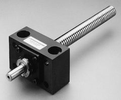 Thomson Industries - 3-1/2" Long, 2-3/4" High, Ballscrew End Block - 3/4" Lead Width, 1-1/2" Flange OD - Benchmark Tooling