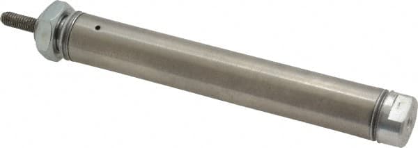 Norgren - 2" Stroke x 9/16" Bore Single Acting Air Cylinder - 10-32 Port, 10-32 Rod Thread - Benchmark Tooling
