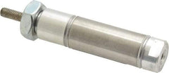 Norgren - 1/2" Stroke x 9/16" Bore Double Acting Air Cylinder - 10-32 Port, 10-32 Rod Thread - Benchmark Tooling