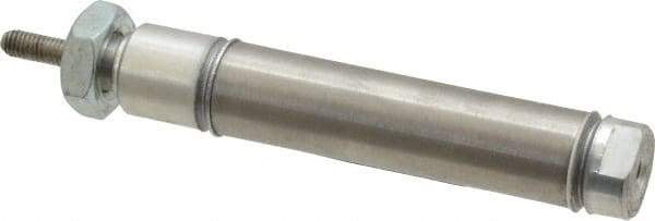 Norgren - 1-1/2" Stroke x 9/16" Bore Double Acting Air Cylinder - 10-32 Port, 10-32 Rod Thread - Benchmark Tooling