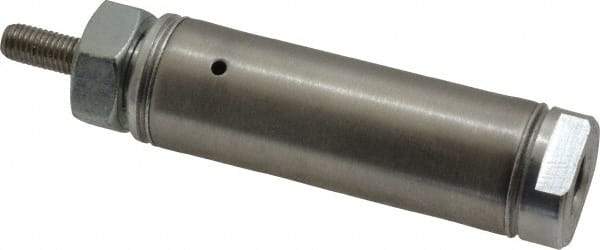 Norgren - 1" Stroke x 3/4" Bore Single Acting Air Cylinder - 1/8 Port, 1/4-28 Rod Thread - Benchmark Tooling