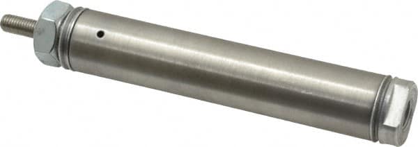 Norgren - 2" Stroke x 3/4" Bore Single Acting Air Cylinder - 1/8 Port, 1/4-28 Rod Thread - Benchmark Tooling