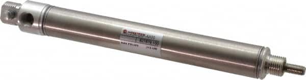 Norgren - 3" Stroke x 3/4" Bore Single Acting Air Cylinder - 1/8 Port, 1/4-28 Rod Thread - Benchmark Tooling