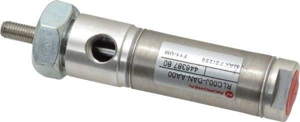 Norgren - 1/2" Stroke x 3/4" Bore Double Acting Air Cylinder - 1/8 Port, 1/4-28 Rod Thread - Benchmark Tooling