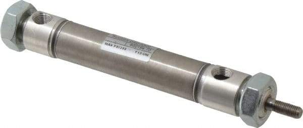 Norgren - 2" Stroke x 3/4" Bore Double Acting Air Cylinder - 1/8 Port, 1/4-28 Rod Thread - Benchmark Tooling