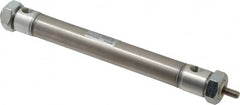 Norgren - 4" Stroke x 3/4" Bore Double Acting Air Cylinder - 1/8 Port, 1/4-28 Rod Thread - Benchmark Tooling