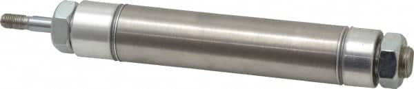 Norgren - 3" Stroke x 1-1/16" Bore Double Acting Air Cylinder - 1/8 Port, 5/16-24 Rod Thread - Benchmark Tooling