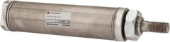 Norgren - 2" Stroke x 1-1/4" Bore Single Acting Air Cylinder - 1/8 Port, 7/16-20 Rod Thread - Benchmark Tooling