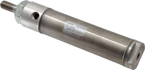 Norgren - 3" Stroke x 1-1/4" Bore Double Acting Air Cylinder - 1/8 Port, 7/16-20 Rod Thread - Benchmark Tooling