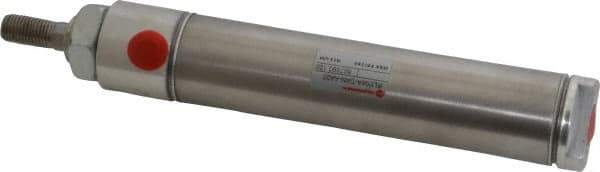 Norgren - 4" Stroke x 1-1/4" Bore Double Acting Air Cylinder - 1/8 Port, 7/16-20 Rod Thread - Benchmark Tooling