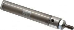 Norgren - 5" Stroke x 1-1/4" Bore Double Acting Air Cylinder - 1/8 Port, 7/16-20 Rod Thread - Benchmark Tooling