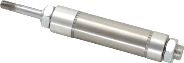 Norgren - 2" Stroke x 1-1/4" Bore Double Acting Air Cylinder - 1/8 Port, 7/16-20 Rod Thread - Benchmark Tooling