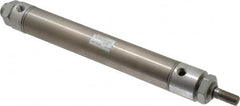 Norgren - 6" Stroke x 1-1/4" Bore Double Acting Air Cylinder - 1/8 Port, 7/16-20 Rod Thread - Benchmark Tooling