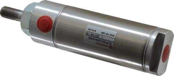 Norgren - 2" Stroke x 1-1/2" Bore Double Acting Air Cylinder - 1/8 Port, 7/16-20 Rod Thread - Benchmark Tooling