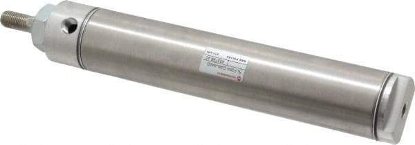 Norgren - 6" Stroke x 1-1/2" Bore Double Acting Air Cylinder - 1/8 Port, 7/16-20 Rod Thread - Benchmark Tooling