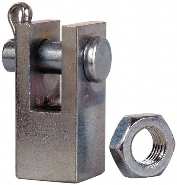 Norgren - Air Cylinder Piston Rod Clevis - For 1-1/4 & 1-1/2" Air Cylinders, Use with Norgren Nonrepairable Air Cylinders - Benchmark Tooling