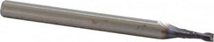 Niagara Cutter - 1/16", 3/16" LOC, 1/8" Shank Diam, 1-1/2" OAL, 2 Flute, Solid Carbide Square End Mill - Single End, TiAlN Finish, Spiral Flute, 30° Helix, Centercutting, Right Hand Cut, Right Hand Flute, Series C230 - Benchmark Tooling