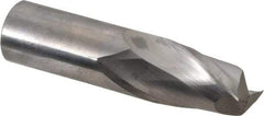 Niagara Cutter - 3/4", 1" LOC, 3/4" Shank Diam, 3" OAL, 2 Flute, Solid Carbide Square End Mill - Single End, Uncoated, Spiral Flute, 30° Helix, Centercutting, Right Hand Cut, Right Hand Flute, Series C230 - Benchmark Tooling