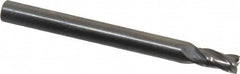 Niagara Cutter - 5/32", 5/16" LOC, 3/16" Shank Diam, 2" OAL, 4 Flute, Solid Carbide Square End Mill - Single End, Uncoated, Spiral Flute, 30° Helix, Centercutting, Right Hand Cut, Right Hand Flute, Series C430 - Benchmark Tooling