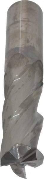 Niagara Cutter - 1", 3" LOC, 1" Shank Diam, 6" OAL, 4 Flute, Solid Carbide Square End Mill - Single End, Uncoated, Spiral Flute, 30° Helix, Centercutting, Right Hand Cut, Right Hand Flute, Series C430 - Benchmark Tooling