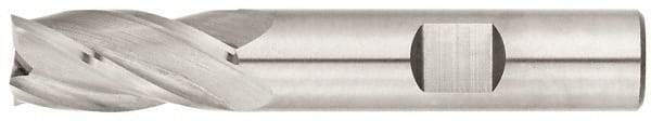 Niagara Cutter - 1", 1-1/2" LOC, 1" Shank Diam, 4" OAL, 4 Flute, Solid Carbide Square End Mill - Single End, Uncoated, Spiral Flute, 30° Helix, Centercutting, Right Hand Cut, Right Hand Flute, Series CNC430 - Benchmark Tooling