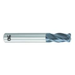 3/8" Dia. - 2-1/2" OAL - .060 CR-Solid Carbide - HP End Mill-4 FL - Benchmark Tooling