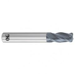 3/8 x 3/8 x 1 x 2-1/2 4Fl .045 C/R Carbide End Mill - WXL - Benchmark Tooling