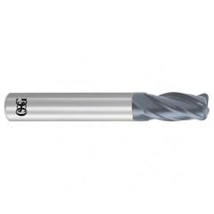1/8 x 1/8 x 1/2 x 1-1/2 4Fl .030 C/R Carbide End Mill - WXL - Benchmark Tooling