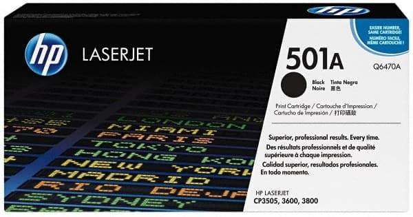 Hewlett-Packard - Black Toner Cartridge - Use with HP Color LaserJet 3600 - Benchmark Tooling